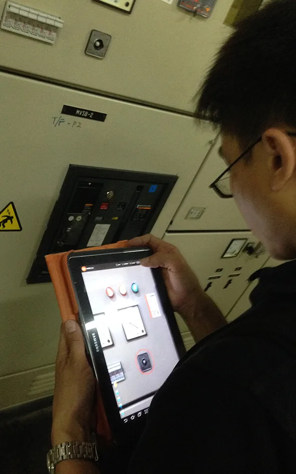 Mobile Inspection Record System screen 1